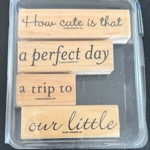 Vintage Memories Rubber Stamps | Stampin’ Up 2001